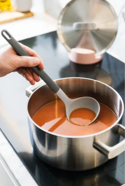 BergHOFF Leo 12.5" Silicone Serving Ladle, Gray