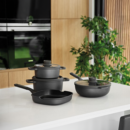 BERGHOFF Covered Wok Nonstick Stone+ 28cm