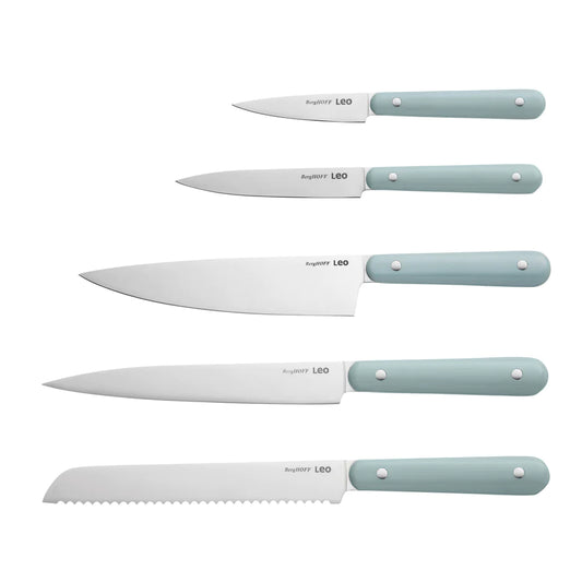 BergHOFF Slate Stainless Steel 5Pc Complete Knife Set