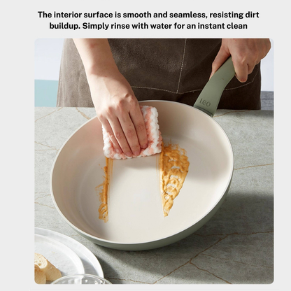 BergHOFF Balance Non-stick Ceramic Frying Pan, Aluminum, Sage