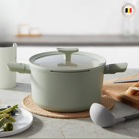 BergHOFF Non-stick Ceramic Stockpot With Glass Lid