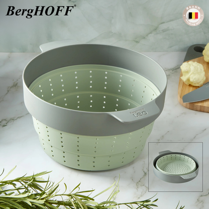 BergHOFF Leo Silicone 2-in-1 Steamer and Strainer