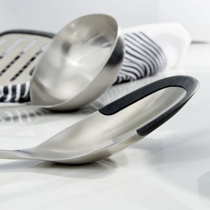 BergHOFF Leo Graphite Stainless Steel Serving Spoon, 13.5"