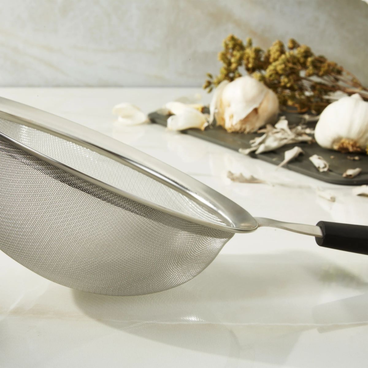 BergHOFF Leo Graphite Stainless Steel Mesh Strainer 18 cm 