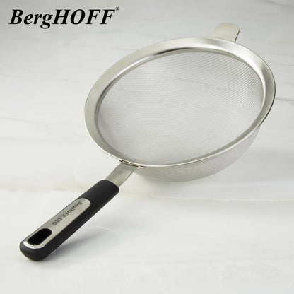 BergHOFF Leo Graphite Stainless Steel Mesh Strainer 18 cm 