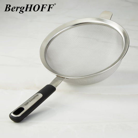 BergHOFF Leo Graphite Stainless Steel Mesh Strainer 18 cm 