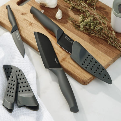 BergHOFF DiNA Vector Nonstick Stainless Steel 3Pc Knife Set