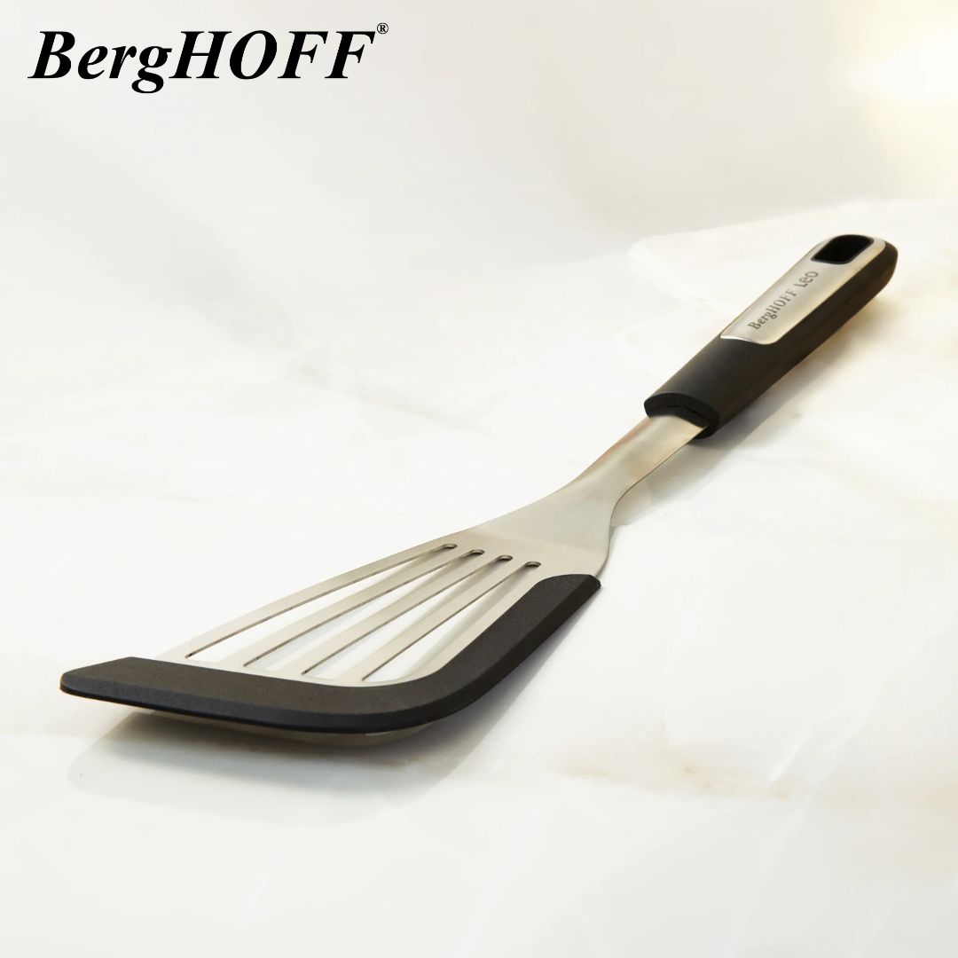 BergHOFF Leo Graphite Stainless Steel Slotted Fish Turner