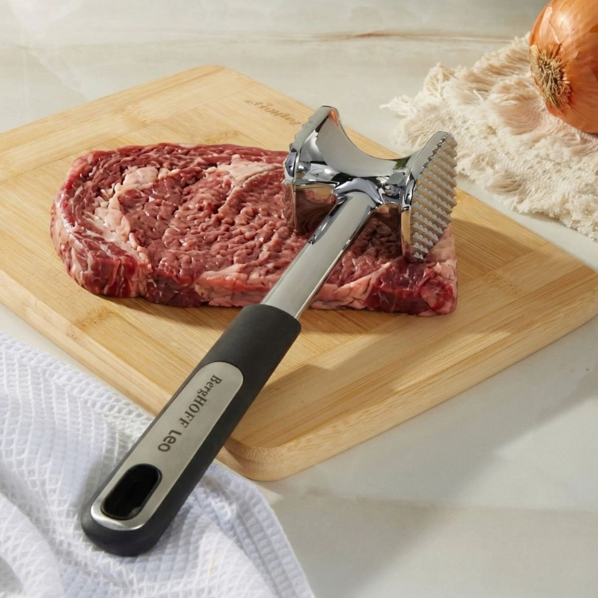 BergHOFF Leo Graphite Stainless Steel Meat Hammer