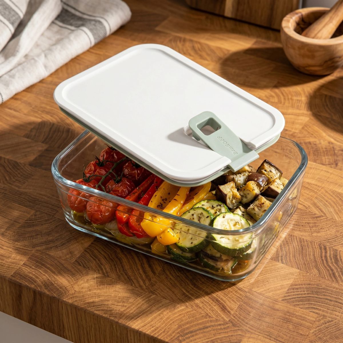 BergHOFF Leo Balance Perfect Seal Glass Food Container 0.5L/1.1L