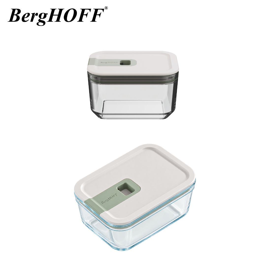 BergHOFF Leo Balance Perfect Seal Glass Food Container 0.5L/1.1L