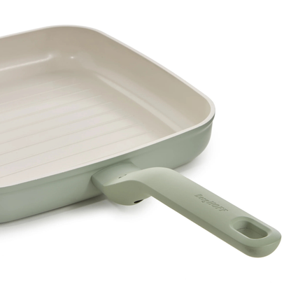 BergHOFF Balance Non-stick Ceramic Grill Pan Aluminum, Sage 24cm