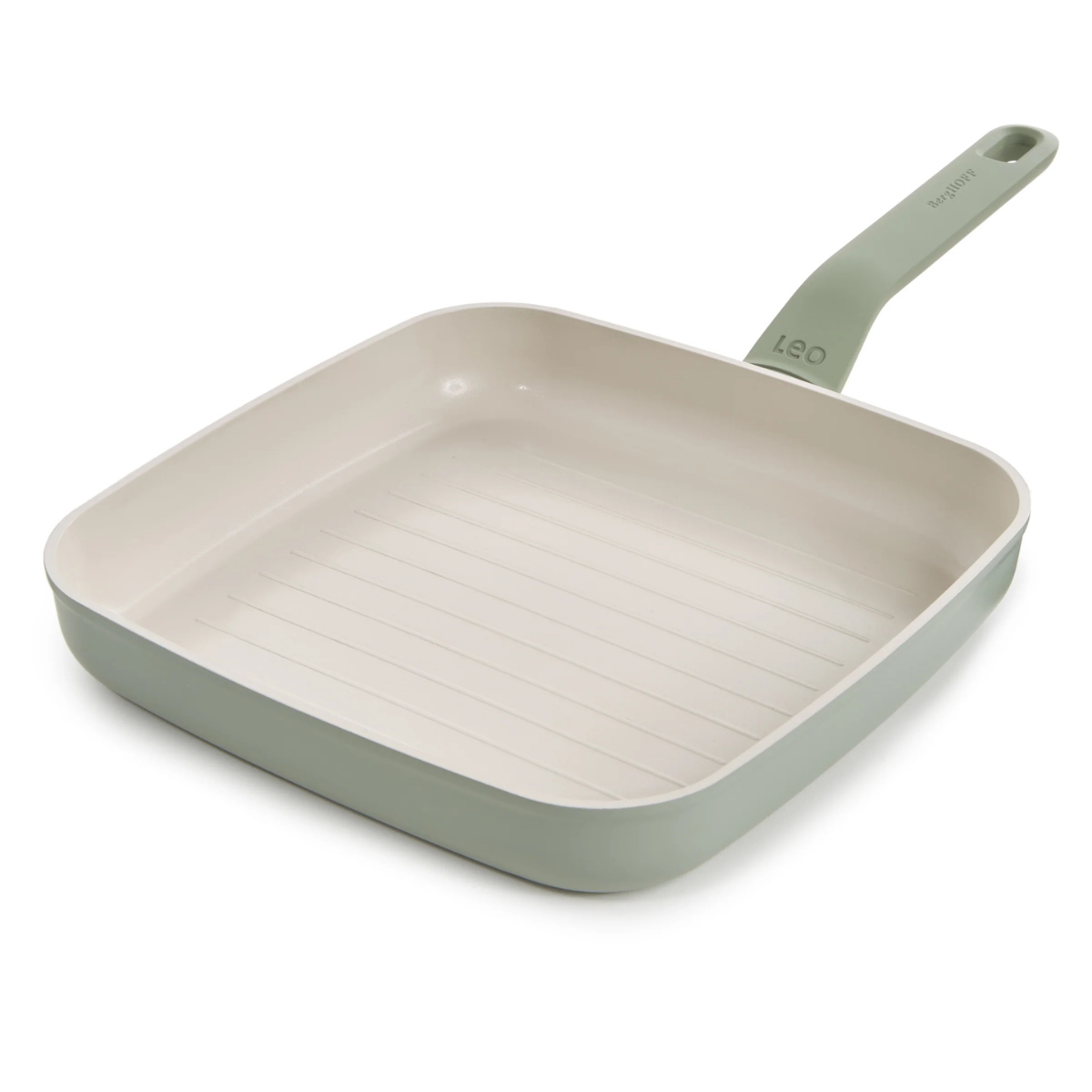 BergHOFF Balance Non-stick Ceramic Grill Pan Aluminum, Sage 24cm
