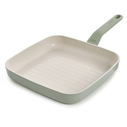 BergHOFF Balance Non-stick Ceramic Grill Pan Aluminum, Sage 24cm