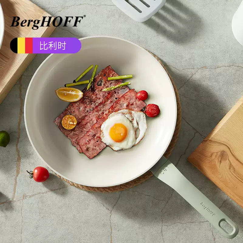 BergHOFF Balance Non-stick Ceramic Frying Pan, Aluminum, Sage
