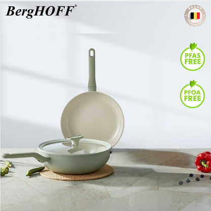 [National Day Special - Only $61] Berghoff Ceramic Non-Stick Cookware 2 Pcs Set