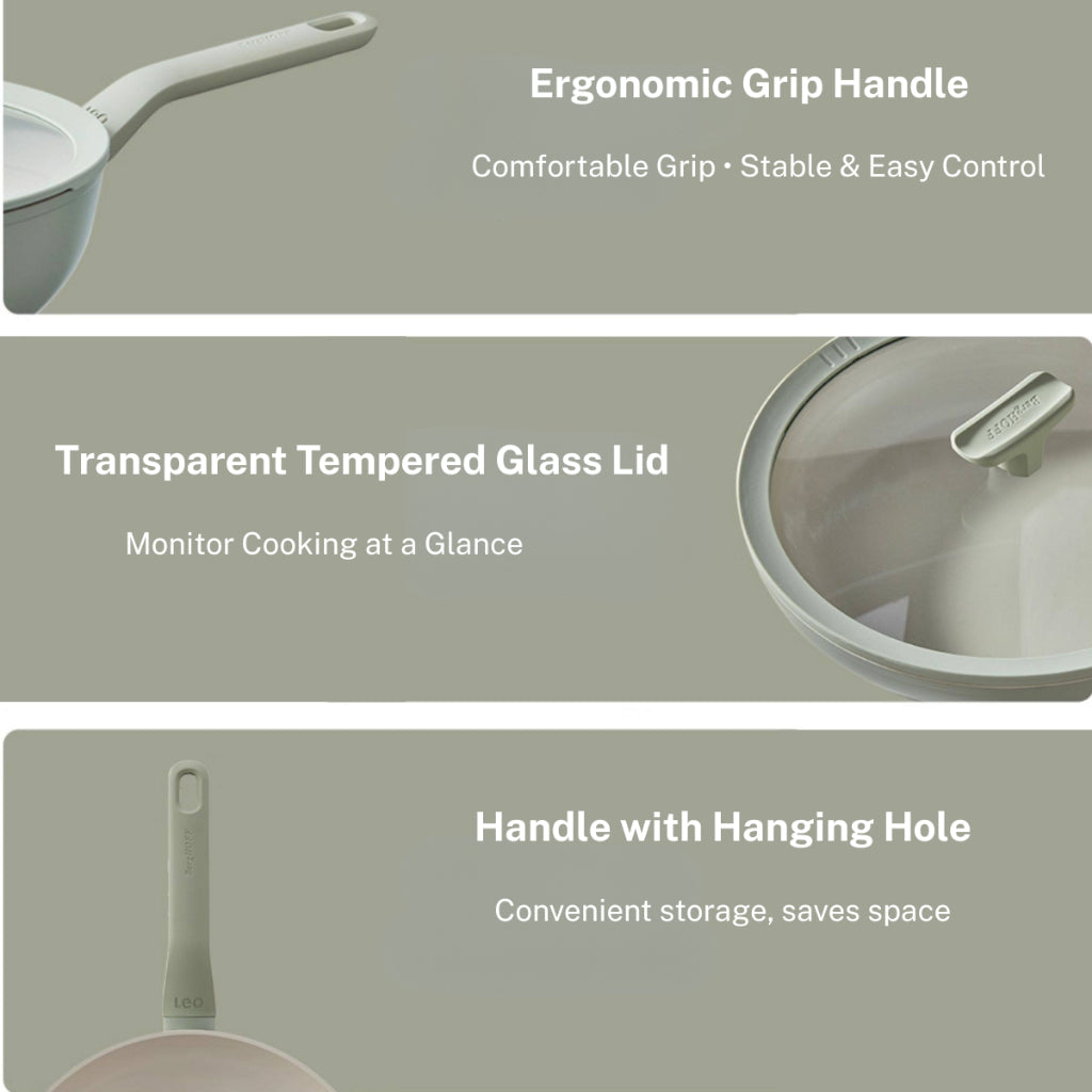 Berghoff Ceramic Non-Stick Cookware 4 Pcs Set