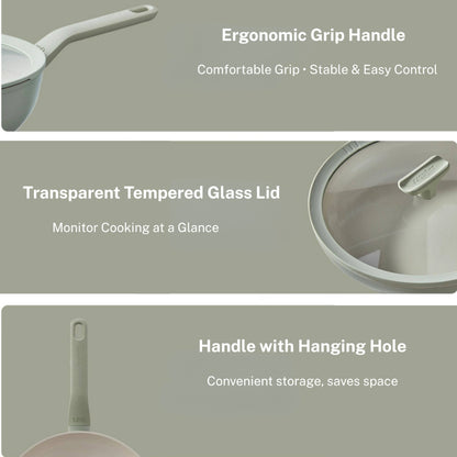 Berghoff Ceramic Non-Stick Cookware 4 Pcs Set