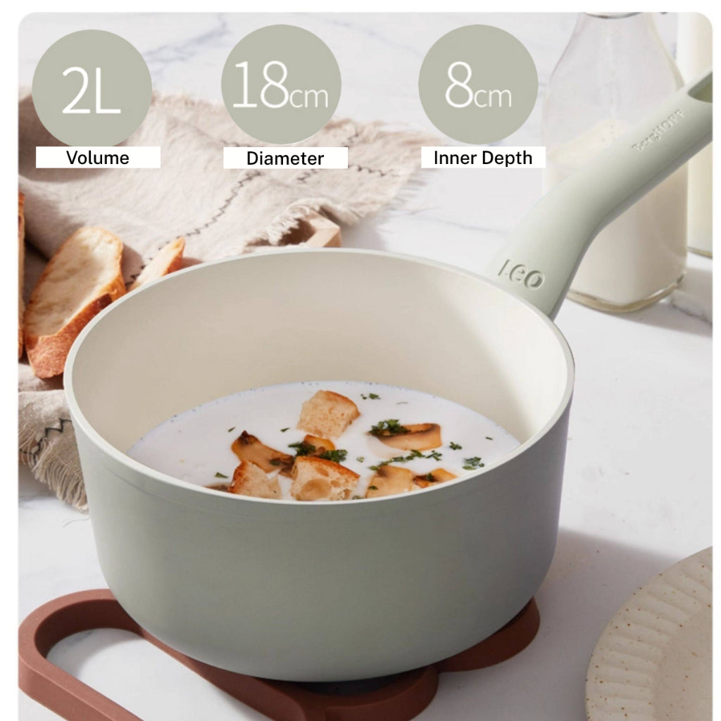 BergHOFF Non-stick Ceramic Sauce Pan 18CM with Lid